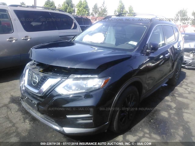 5N1AT2MTXHC888399 - 2017 NISSAN ROGUE S/SL BLACK photo 2