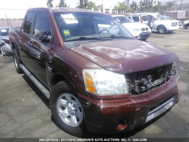 1N6AA07A04N555388 - 2004 NISSAN TITAN XE/SE/LE ORANGE photo 1