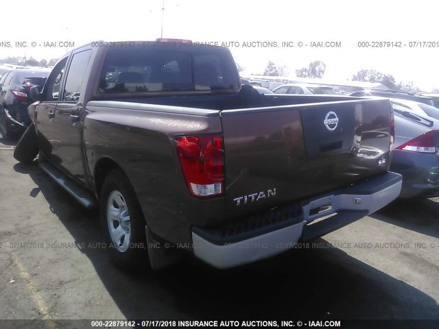 1N6AA07A04N555388 - 2004 NISSAN TITAN XE/SE/LE ORANGE photo 3