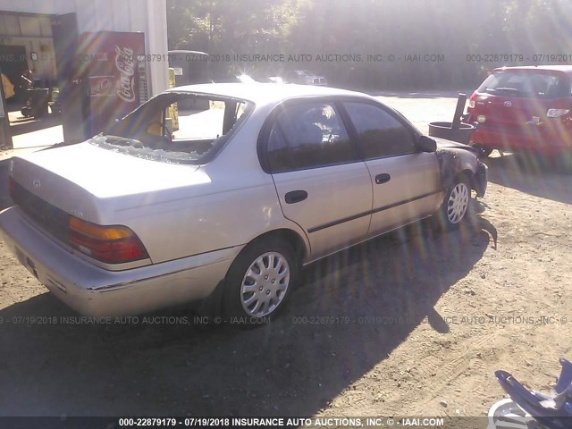 2T1AE09E3PC000319 - 1993 TOYOTA COROLLA LE/DX TAN photo 4