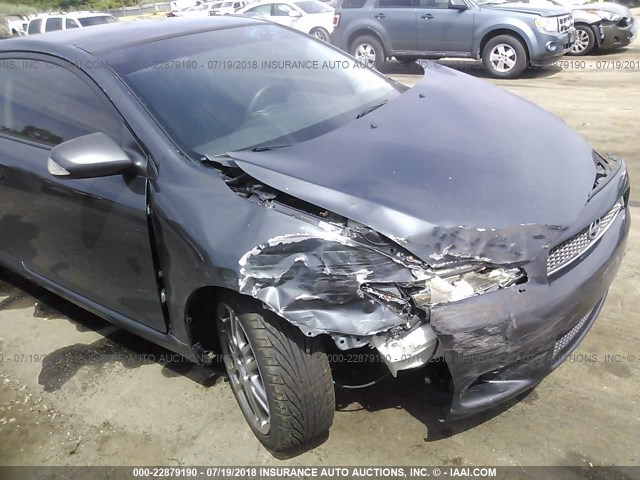JTKDE177070173337 - 2007 TOYOTA SCION TC 灰色 照片 6