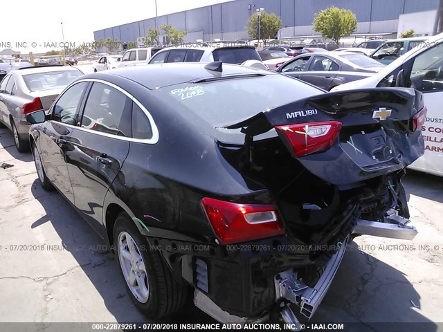 1G1ZB5ST3JF220276 - 2018 CHEVROLET MALIBU LS Qara foto 3