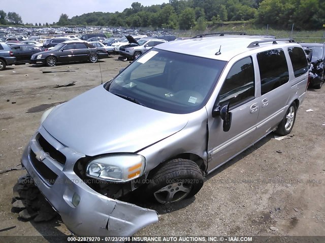 1GNDV33L36D103190 - 2006 CHEVROLET UPLANDER LT SILVER photo 2