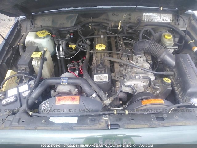 1J4FT68S3TL269715 - 1996 JEEP CHEROKEE SPORT/CLASSIC მწვანე ფოტო 10