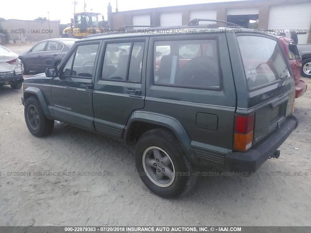 1J4FT68S3TL269715 - 1996 JEEP CHEROKEE SPORT/CLASSIC მწვანე ფოტო 3