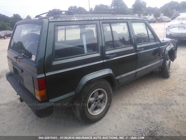 1J4FT68S3TL269715 - 1996 JEEP CHEROKEE SPORT/CLASSIC GREEN photo 4