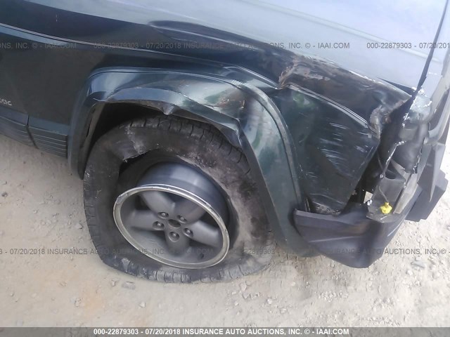 1J4FT68S3TL269715 - 1996 JEEP CHEROKEE SPORT/CLASSIC მწვანე ფოტო 6