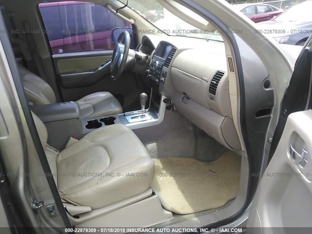 5N1AR18U58C629718 - 2008 NISSAN PATHFINDER S/LE/SE GRAY photo 5