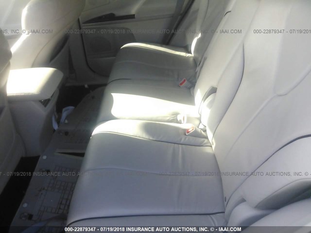 4T3BK11A09U011346 - 2009 TOYOTA VENZA SILVER photo 8