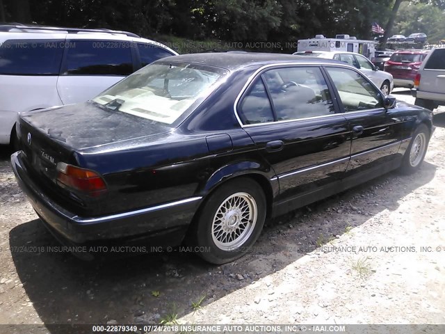 WBAGJ8325WDM19662 - 1998 BMW 740 IL BLACK photo 4