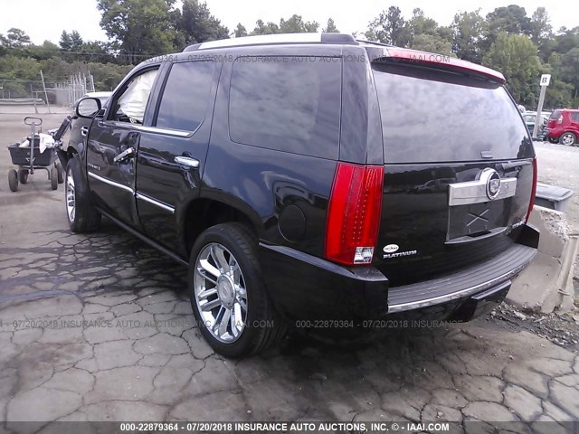 1GYFK43808R243287 - 2008 CADILLAC ESCALADE LUXURY BLACK photo 3