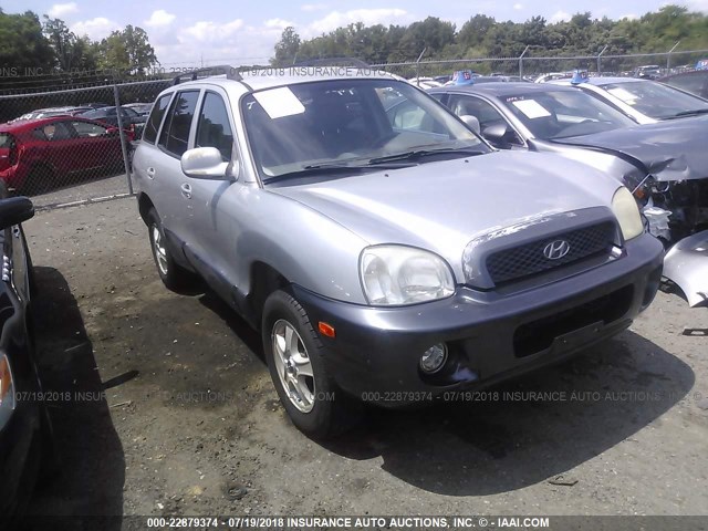 KM8SC13D13U389230 - 2003 HYUNDAI SANTA FE GLS/LX SILVER photo 1