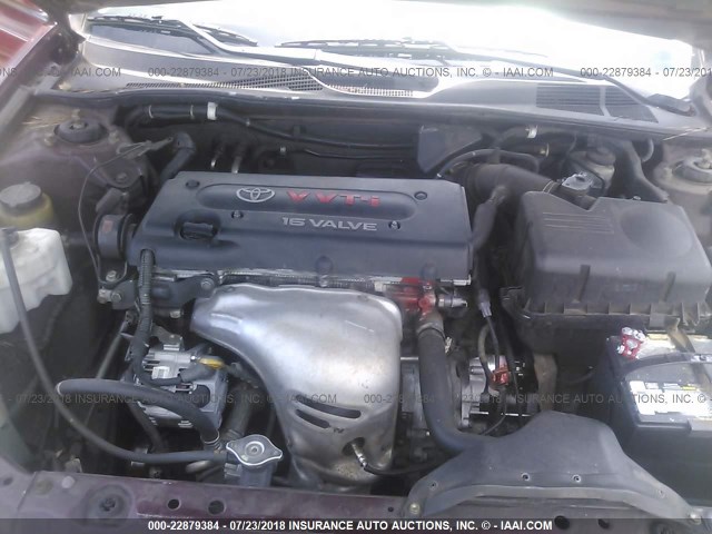 4T1BE32K93U128062 - 2003 TOYOTA CAMRY LE/XLE/SE Бордовый фото 10