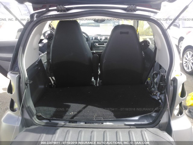 WMEEJ3BA9FK804497 - 2015 SMART FORTWO PURE/PASSION GRAY photo 8