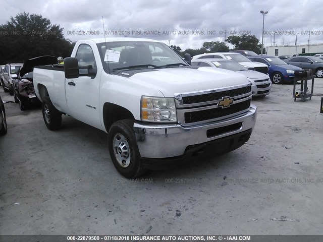 1GC0CVCG3BF136622 - 2011 CHEVROLET SILVERADO C2500 HEAVY DUTY WHITE photo 1