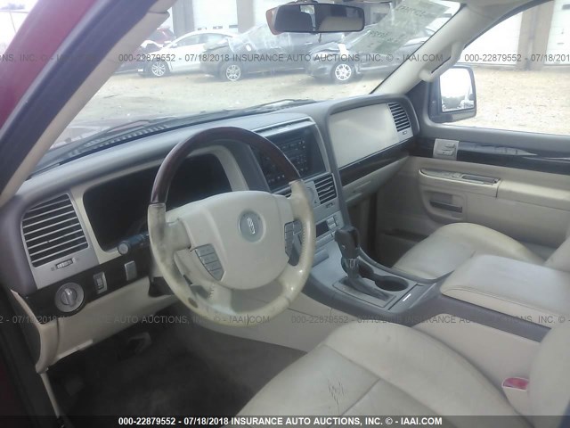 5LMEU88H84ZJ02255 - 2004 LINCOLN AVIATOR 红色 照片 5