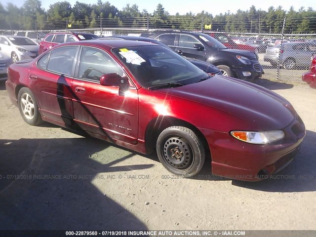 1G2WP52KX2F126114 - 2002 PONTIAC GRAND PRIX GT MAROON photo 1