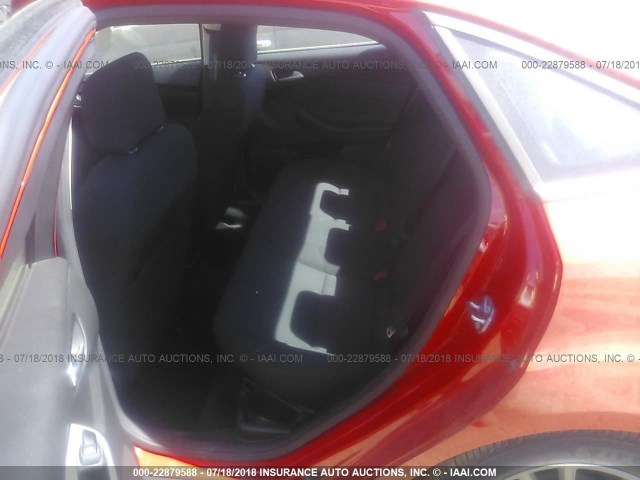 1FADP3F2XGL263909 - 2016 FORD FOCUS SE Կարմիր լուսանկար 8