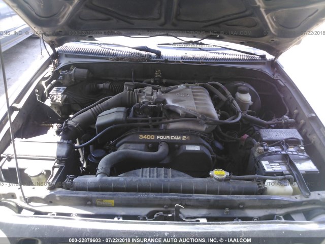 5TEGN92N13Z292775 - 2003 TOYOTA TACOMA DOUBLE CAB PRERUNNER BLACK photo 10