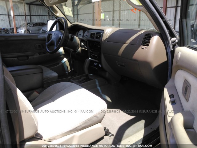 5TEGN92N13Z292775 - 2003 TOYOTA TACOMA DOUBLE CAB PRERUNNER BLACK photo 5