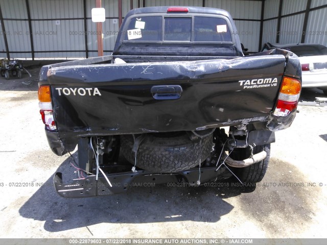 5TEGN92N13Z292775 - 2003 TOYOTA TACOMA DOUBLE CAB PRERUNNER BLACK photo 6