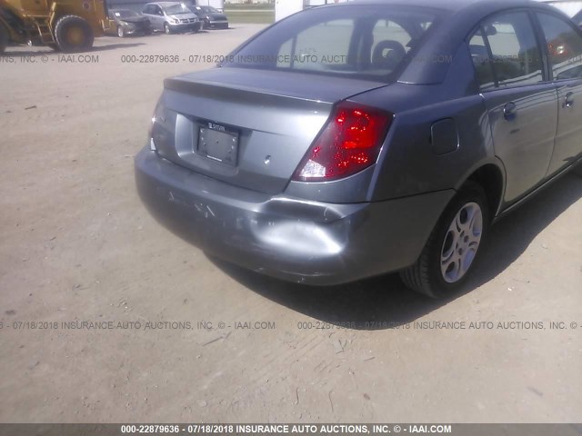 1G8AJ52F04Z187364 - 2004 SATURN ION LEVEL 2 灰色 照片 6