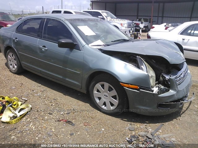 3FAFP06Z66R113705 - 2006 FORD FUSION S GREEN photo 1