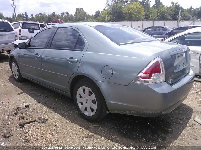 3FAFP06Z66R113705 - 2006 FORD FUSION S GREEN photo 3