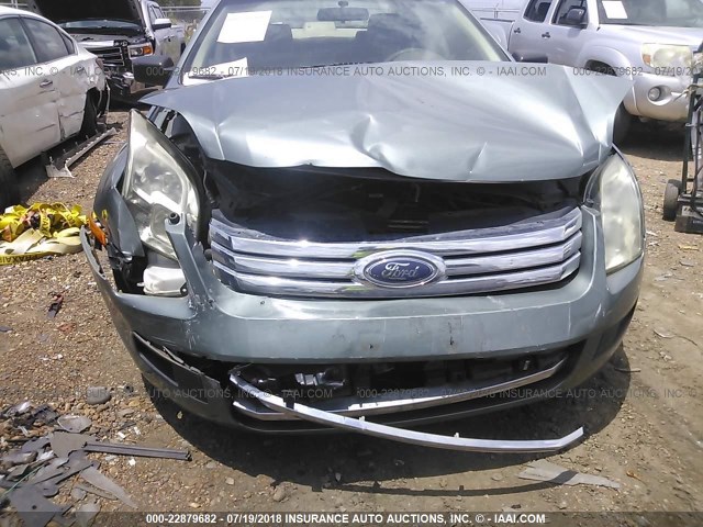 3FAFP06Z66R113705 - 2006 FORD FUSION S GREEN photo 6