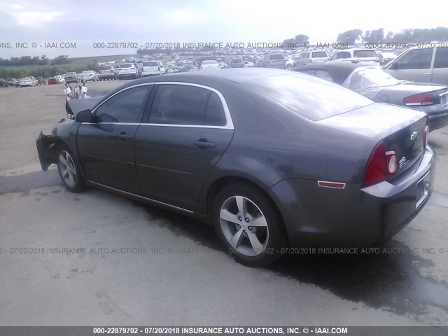 1G1ZC5EU0BF174795 - 2011 CHEVROLET MALIBU 1LT 灰色 照片 3