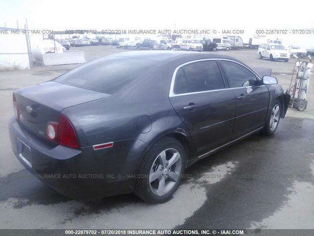 1G1ZC5EU0BF174795 - 2011 CHEVROLET MALIBU 1LT 灰色 照片 4