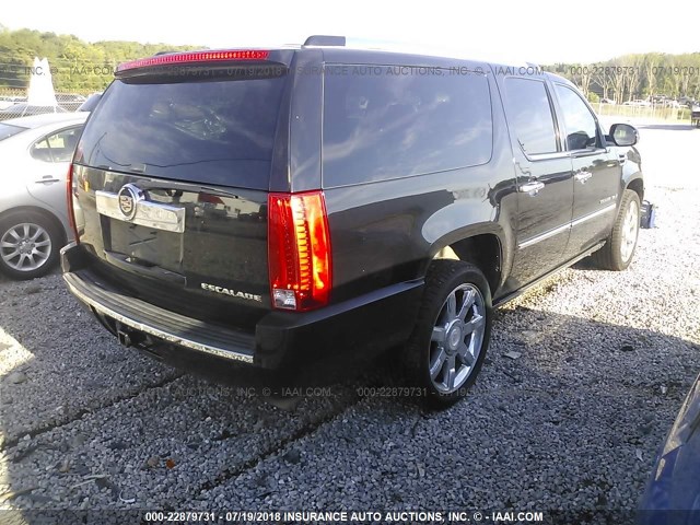 1GYFK66808R208434 - 2008 CADILLAC ESCALADE ESV BLACK photo 4