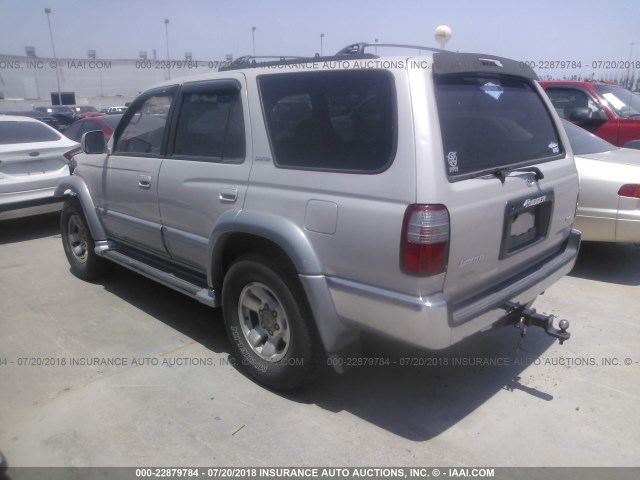 JT3GN87R8W0086528 - 1998 TOYOTA 4RUNNER LIMITED SILVER photo 3