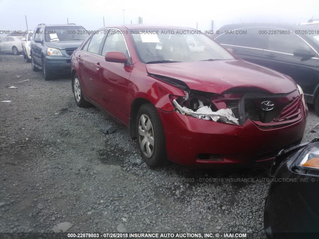 JTNBE46K773002102 - 2007 TOYOTA CAMRY NEW GENERAT CE/LE/XLE/SE RED photo 1