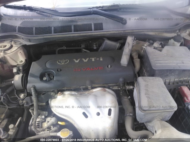 JTNBE46K773002102 - 2007 TOYOTA CAMRY NEW GENERAT CE/LE/XLE/SE RED photo 10