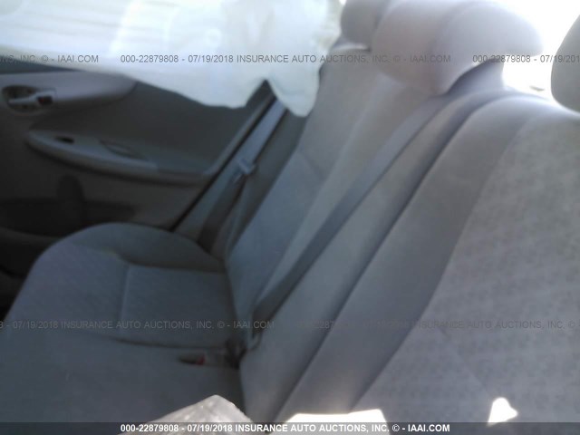 JTDBL40E799063527 - 2009 TOYOTA COROLLA LE/XLE SILVER photo 8