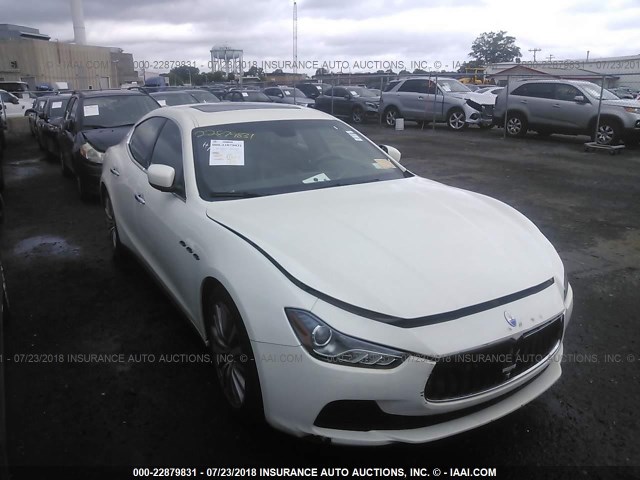 ZAM57RTA4F1154168 - 2015 MASERATI GHIBLI S/Q4 WHITE photo 6