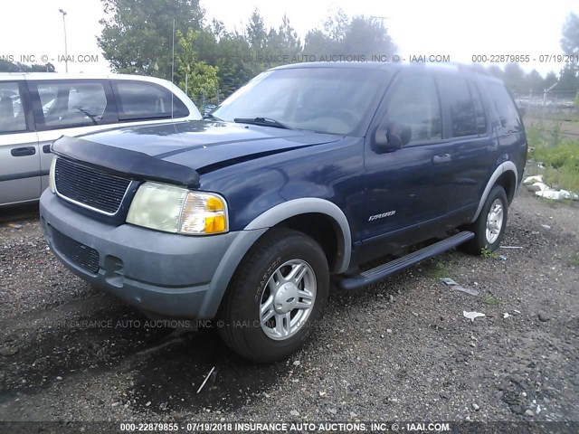 1FMZU62E22ZC46632 - 2002 FORD EXPLORER XLS BLUE photo 2