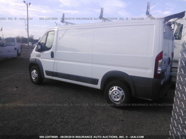 3C6TRVAG3EE103530 - 2014 RAM PROMASTER 1500 1500 STANDARD WHITE photo 3