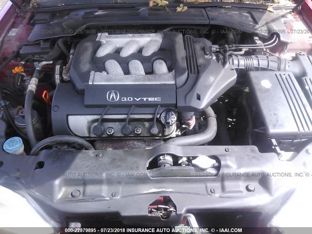 19UYA2253XL014781 - 1999 ACURA 3.0CL 红色 照片 10