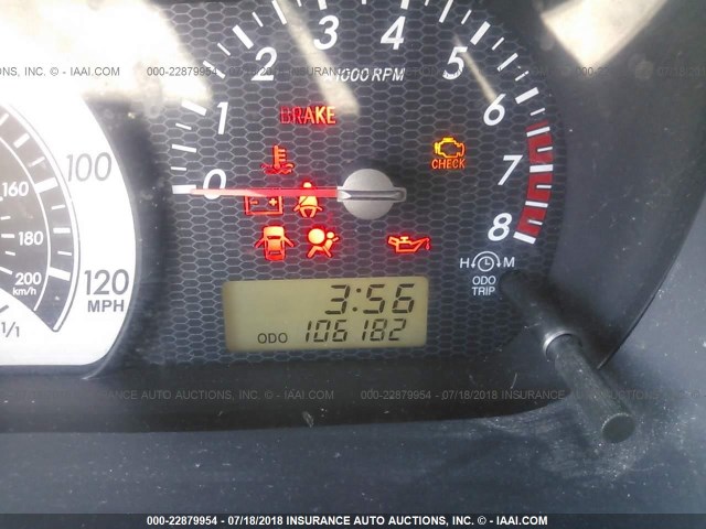 JTKKT624565007680 - 2006 TOYOTA SCION XA MAROON photo 7