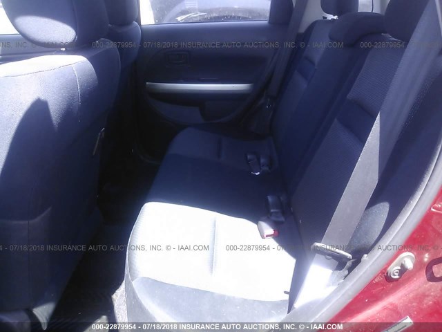 JTKKT624565007680 - 2006 TOYOTA SCION XA MAROON photo 8