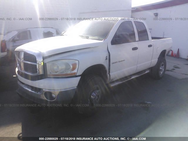 3D7KS28C76G289742 - 2006 DODGE RAM 2500 ST/SLT/LARAMIE WHITE photo 2