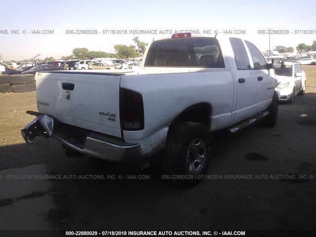 3D7KS28C76G289742 - 2006 DODGE RAM 2500 ST/SLT/LARAMIE WHITE photo 4