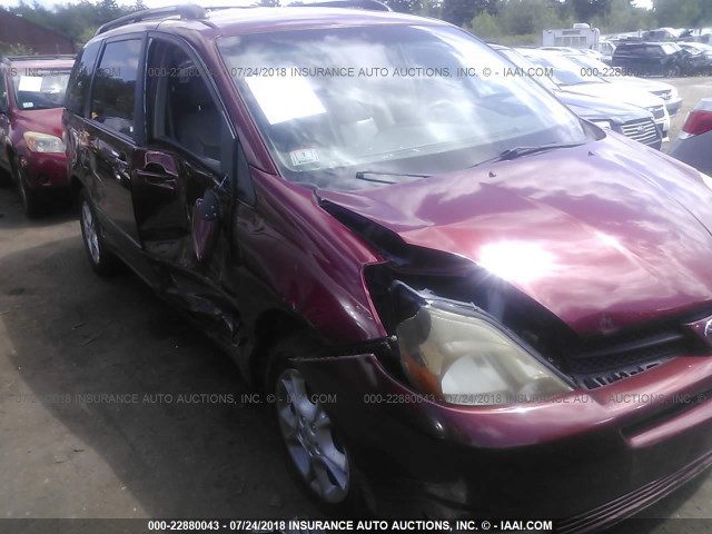 5TDBA22C85S051551 - 2005 TOYOTA SIENNA XLE/XLE LIMITED RED photo 6