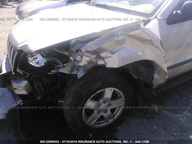 1J8GR48K57C537272 - 2007 JEEP GRAND CHEROKEE LAREDO/COLUMBIA/FREEDOM 灰色 照片 6