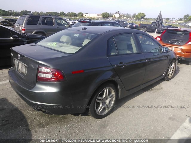 19UUA66238A008241 - 2008 ACURA TL GRAY photo 4