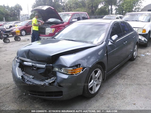 19UUA66236A064144 - 2006 ACURA 3.2TL GRAY photo 2