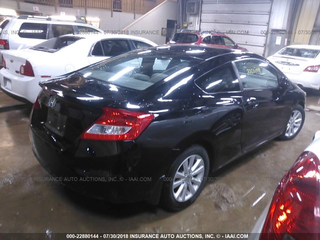 2HGFG3B0XCH507378 - 2012 HONDA CIVIC EXL 黑色 照片 4