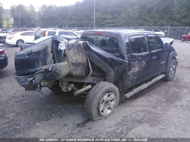 3TMJU62N77M029880 - 2007 TOYOTA TACOMA DOUBLE CAB PRERUNNER BLACK photo 4